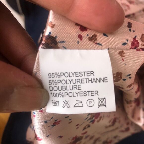 Freda (UK Boutique) Blue Biker Moto Jacket Size 12 - Picture 9 of 11